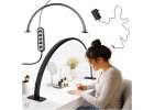 Shadowless LED Cosmetic Desk Lamp for Manicures Black Curved Design 1