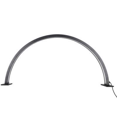 Shadowless LED Cosmetic Desk Lamp for Manicures Black Curved Design