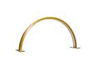 Shadowless LED Cosmetic Desk Lamp for Manicures Gold Curved Design 2
