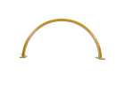 Shadowless LED Cosmetic Desk Lamp for Manicures Gold Curved Design 3