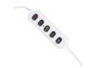 Shadowless LED Cosmetic Desk Lamp for Manicures Gold Curved Design 8