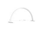 Shadowless LED Cosmetic Desk Lamp for Manicures White Curved Design 2