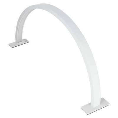 Shadowless LED Cosmetic Desk Lamp for Manicures White Curved Design