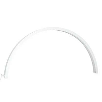 Shadowless LED Cosmetic Desk Lamp for Manicures White Curved Design