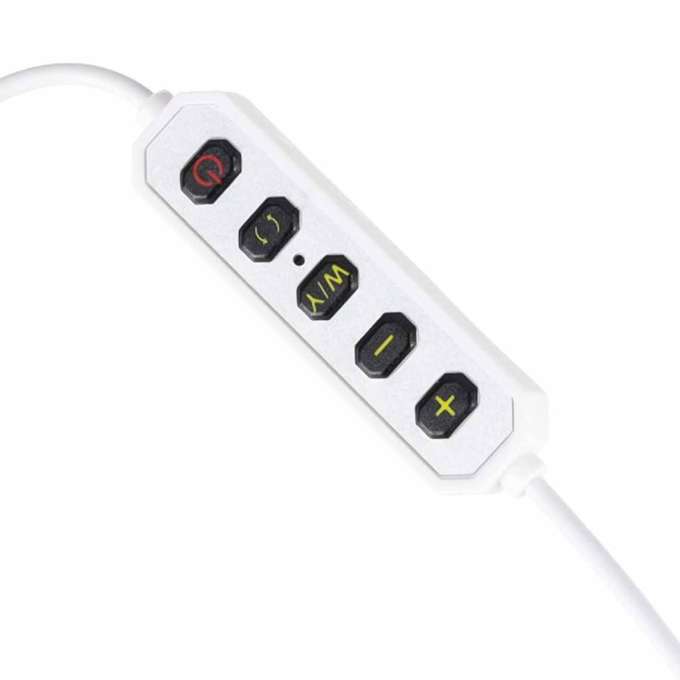 Shadowless LED Cosmetic Desk Lamp for Manicures White Curved Design