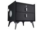 Smart Nightstand with Fingerprint Lock and Wireless Charging Black 2
