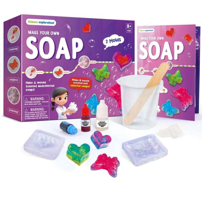 Soap-making kit soap bars accessories molds dyes fragrance oils