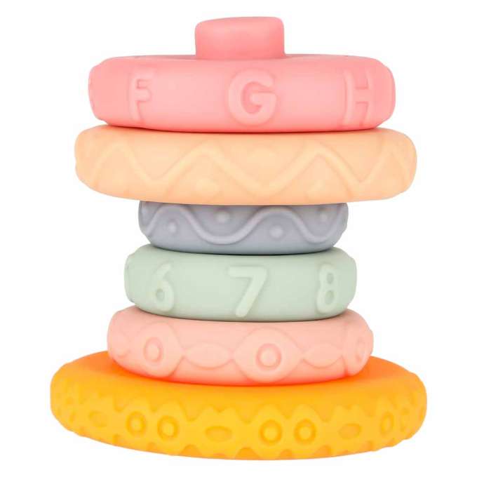 Soft sensory educational stacking pyramid blocks 13-piece set