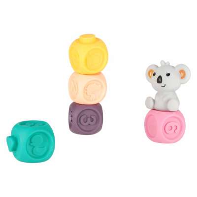 Soft sensory educational stacking pyramid blocks 13-piece set