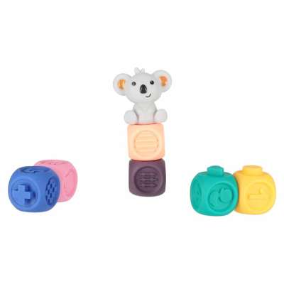 Soft sensory educational stacking pyramid blocks 13-piece set