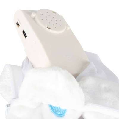 Soothing baby pillow for falling asleep with patting function hand