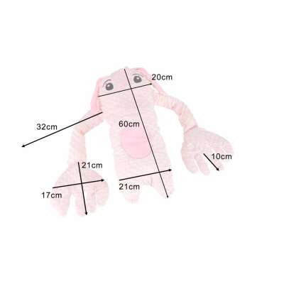 Soothing baby pillow for sleep with patting function pink