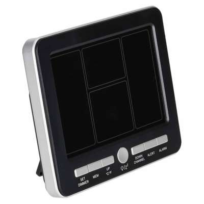 Stacja pogodowa pogody termometr higrometr zegar alarm USB