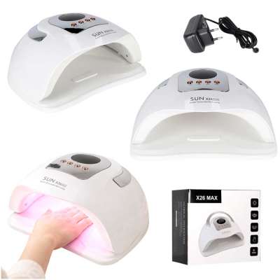 Sun X26 UV Nail Lamp 81 LEDs 380W for manicures hybrid nails and gel nails