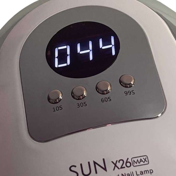 Sun X26 UV Nail Lamp 81 LEDs 380W for manicures hybrid nails and gel nails