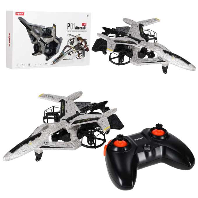 Syma P01 RC Drone LED 2.4GHz 360° Stunts Auto Takeoff Stabilization