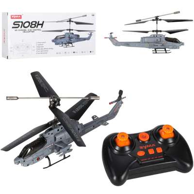 Syma S108H RC Helicopter 2.4G LED Auto Start USB Charging