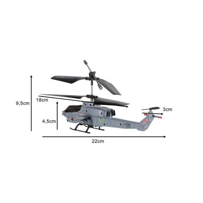 Syma S108H RC Helicopter 2.4G LED Auto Start USB Charging