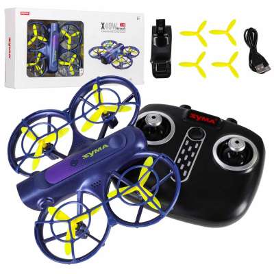 Syma X40W RC Drone with FPV WiFi 2.7K HD 360° Hover and 6-Axis USB Camera