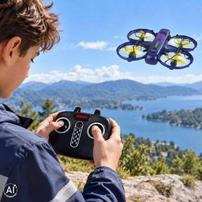 Syma X40W RC Drone with FPV WiFi 2.7K HD 360° Hover and 6-Axis USB Camera