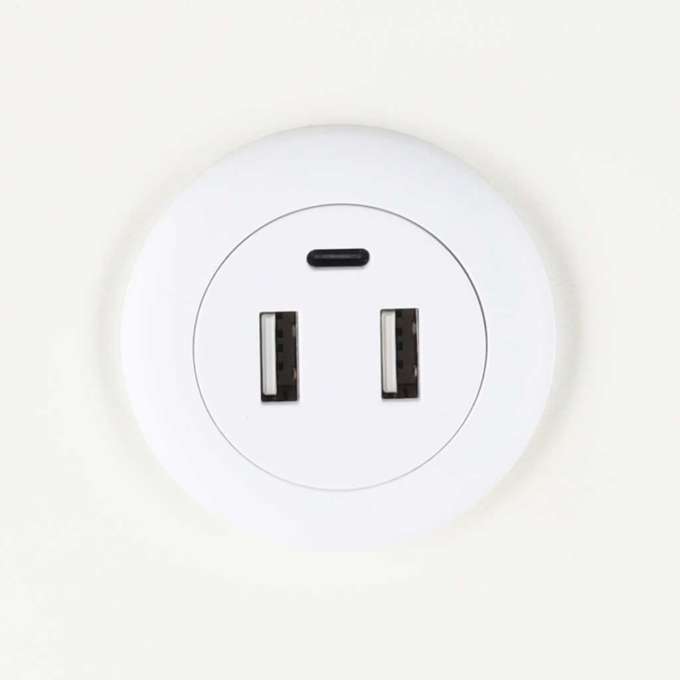 Szafka nocna wisząca szuflady oświetlenie LED USB ładowanie głośnik Bluetoot ecru