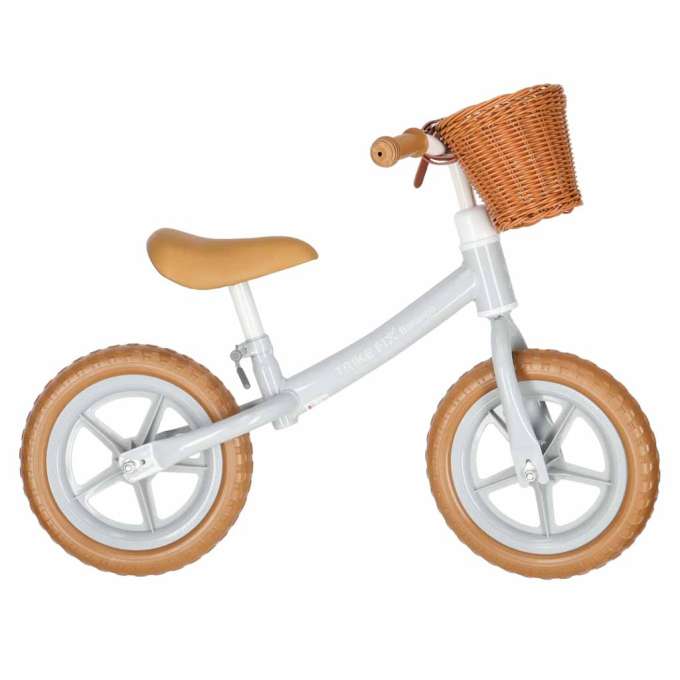 Trike Fix Balance Balance Bike with Basket Brown