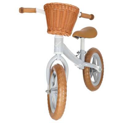 Trike Fix Balance Balance Bike with Basket Brown