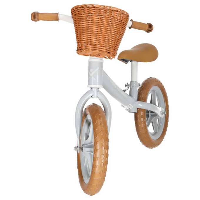Trike Fix Balance Balance Bike with Basket Brown