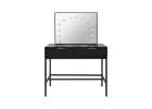 Vanity table with LED mirror 12-bulb lighting and drawers 1