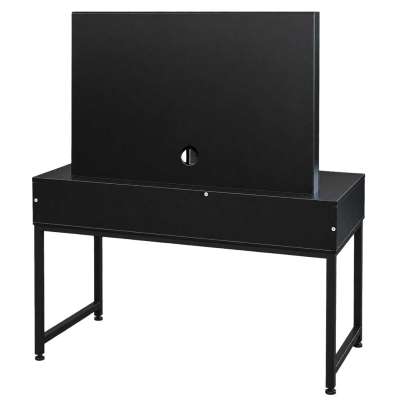Vanity table with LED mirror 13-bulb lighting and drawers