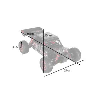 WLToys 124016 1:12 Scale 4WD Brushless Off-Road RC Car 75 km/h RTR