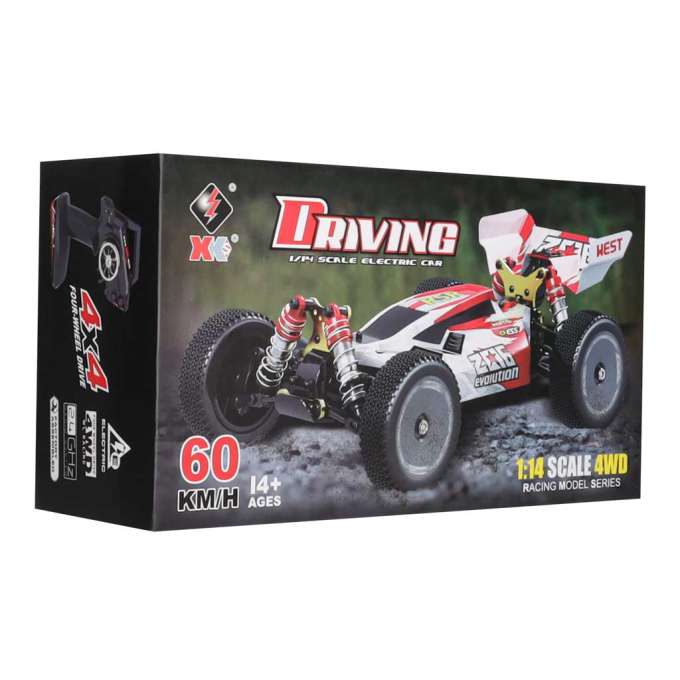 WLToys 144001 1:14 Scale 4WD Off-Road RC Car 60 km/h 2.4 GHz Ready-to-Run