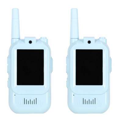Walkie-talkies for kids with a camera and video function blue