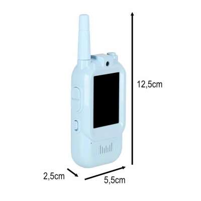 Walkie-talkies for kids with a camera and video function blue