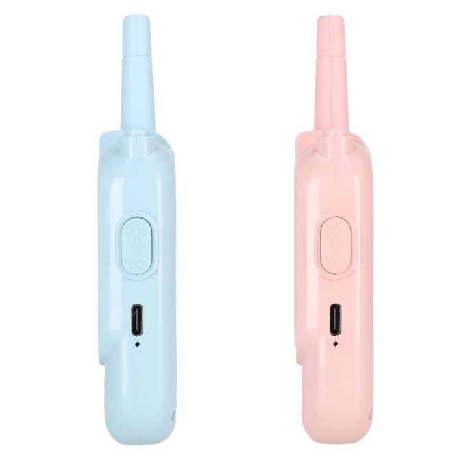 Walkie-talkies for kids with camera and video function blue and pink