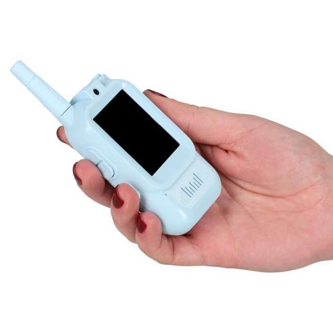 Walkie-talkies for kids with camera and video function blue and pink