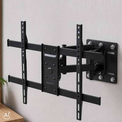Wall-mounted TV mount adjustable universal TV bracket 32–85"