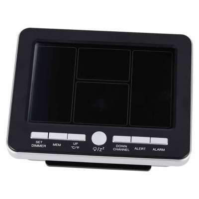 Weather station thermometer hygrometer clock alarm USB