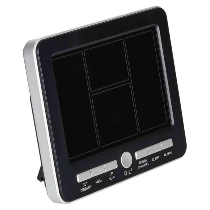 Weather station thermometer hygrometer clock alarm USB