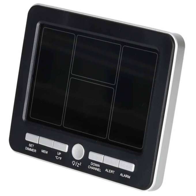 Weather station thermometer hygrometer clock alarm USB