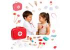 Wooden Doctor's Set Small Doctor's Bag and Accessories 1