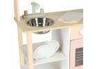 Wooden MDF MODERN CLASSIC Children's Kitchen Set with Accessories 82 cm Pink 5