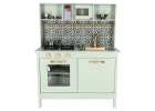 Wooden MDF children's kitchen with sound effects mint green 2
