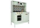 Wooden MDF children's kitchen with sound effects mint green 3