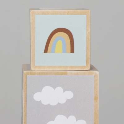 Wooden Shape Sorter Pyramid Tower Educational Puzzle