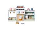 Wooden café and bakery for kids coffee machine cupcakes ice cream desserts 1