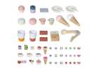 Wooden café and bakery for kids coffee machine cupcakes ice cream desserts 9