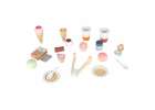 Wooden café and bakery for kids coffee machine cupcakes ice cream desserts 15