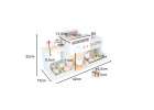 Wooden café and bakery for kids coffee machine cupcakes ice cream desserts 2