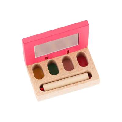 Wooden makeup set for girls makeup beauty products and accessories